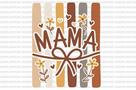 Floral Mama Png, Funny Mom Png Graphics and Illustrations Review
