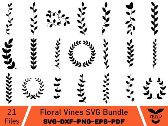 Floral Vines SVG Bundle Graphics and Illustrations Review
