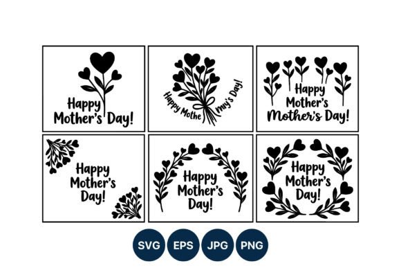 Happy Mothers Day Floral Heart Vector Review
