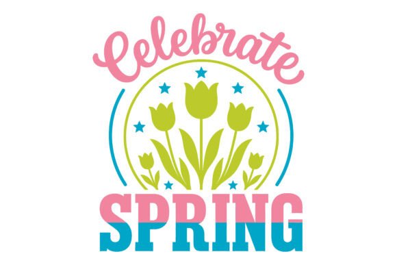 Happy Spring Tulip Floral Design Graphics Freebies Review
