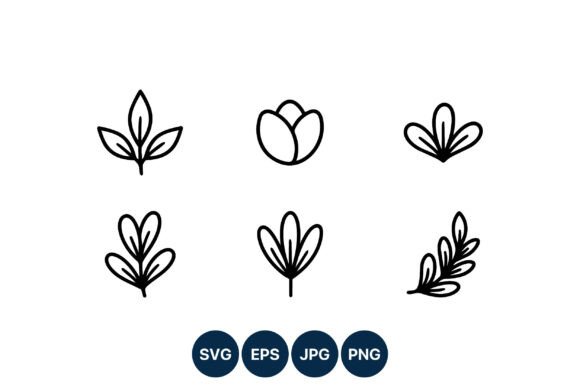 Minimal Simple Leaf and Floral Icons Review