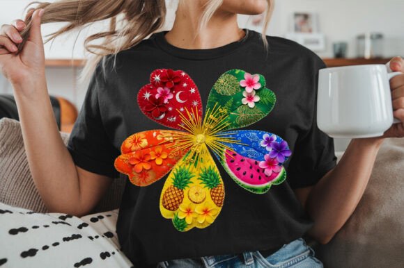 Patchwork Floral Summer Season Shirt Png Graphics and Illustrations Review