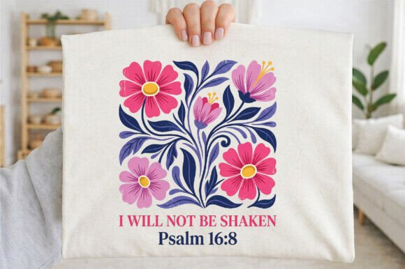Religious Floral Inspirational Quote PNG Graphics and Illustrations Review
